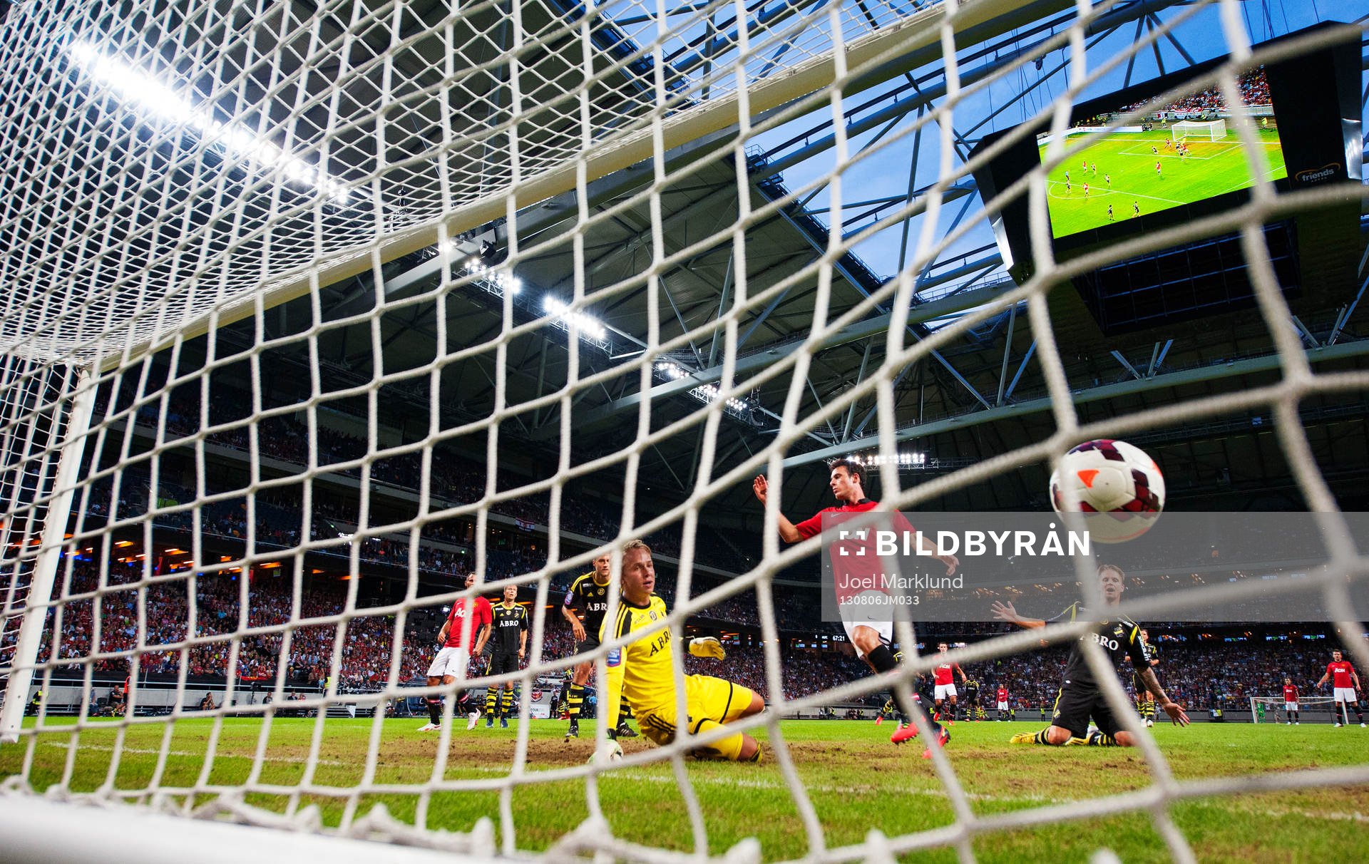 Manchester Uniteds Ángelo Henríquez jublar
