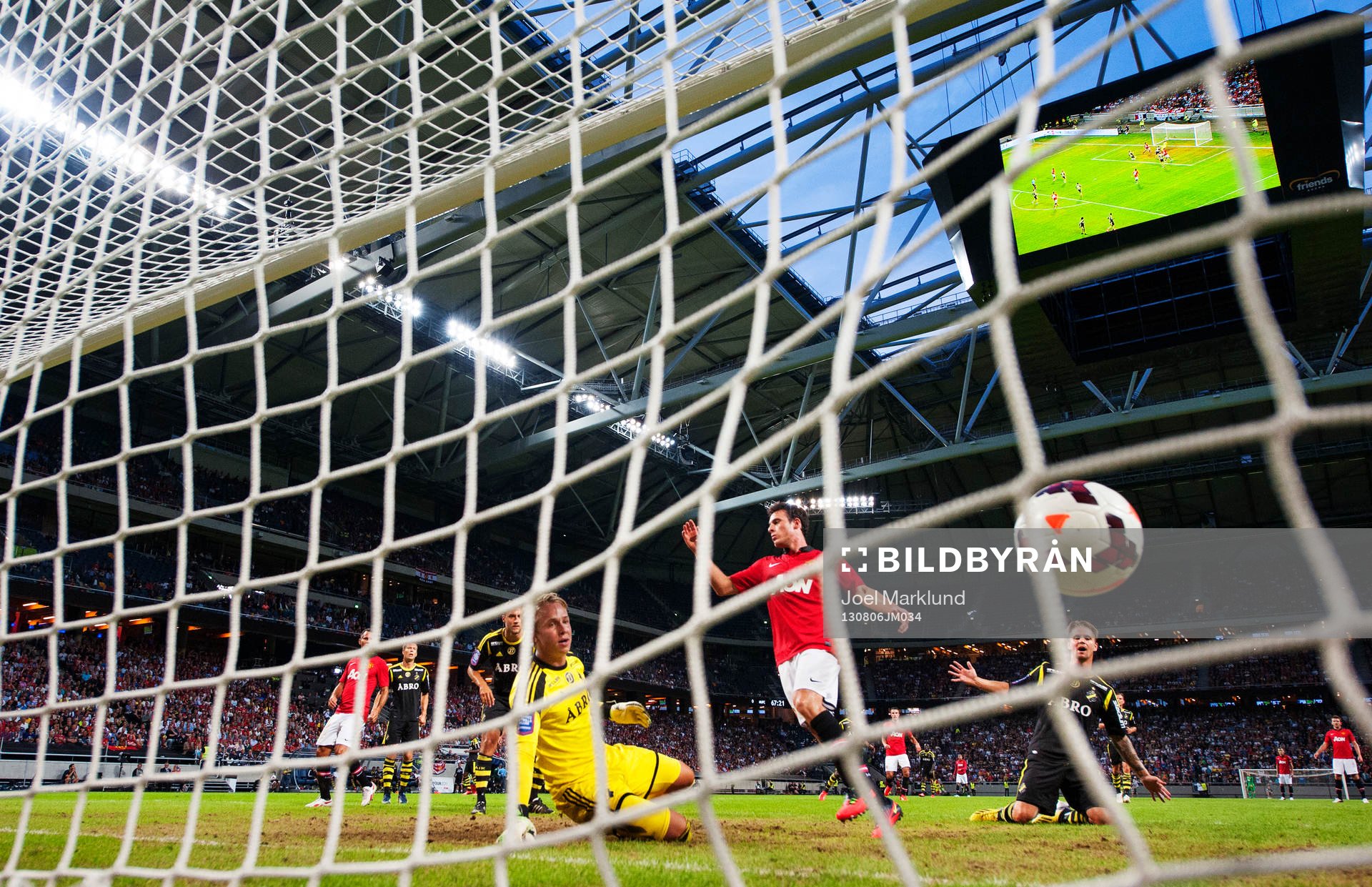 Manchester Uniteds Ángelo Henríquez jublar