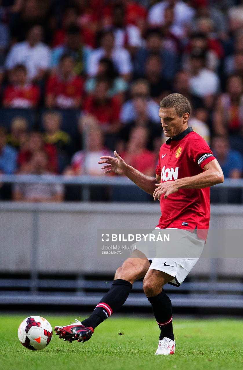 Manchester Uniteds Nemanja Vidic