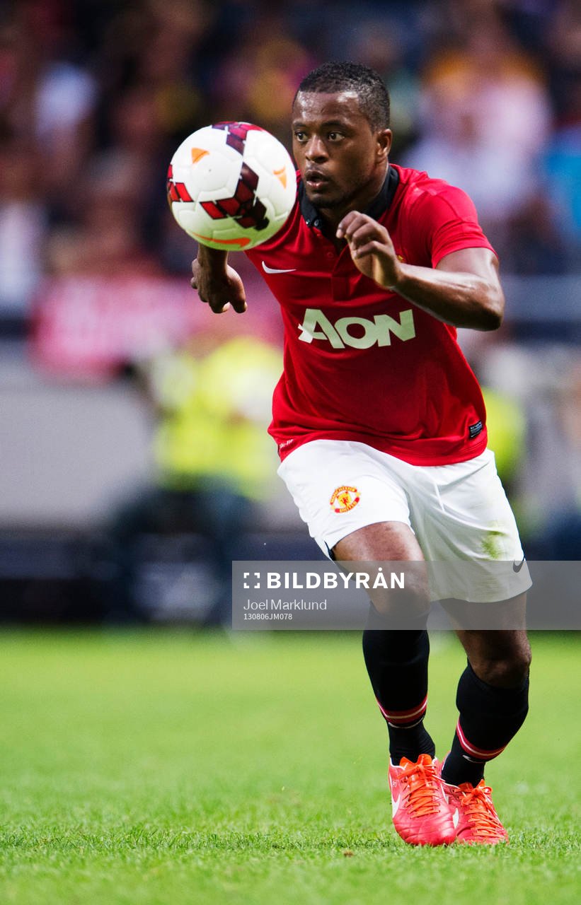 Manchester Uniteds Patrice Evra