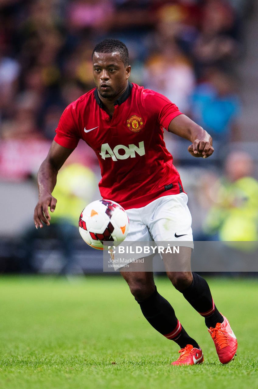Manchester Uniteds Patrice Evra