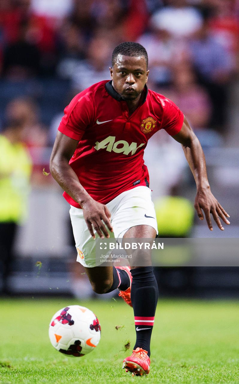 Manchester Uniteds Patrice Evra
