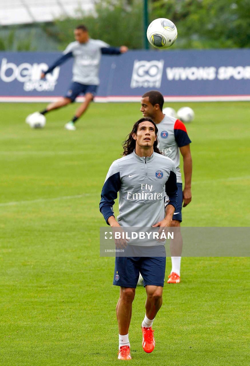 EDINSON CAVANI  - 07.08.2013 - Entrainement du Paris Saint