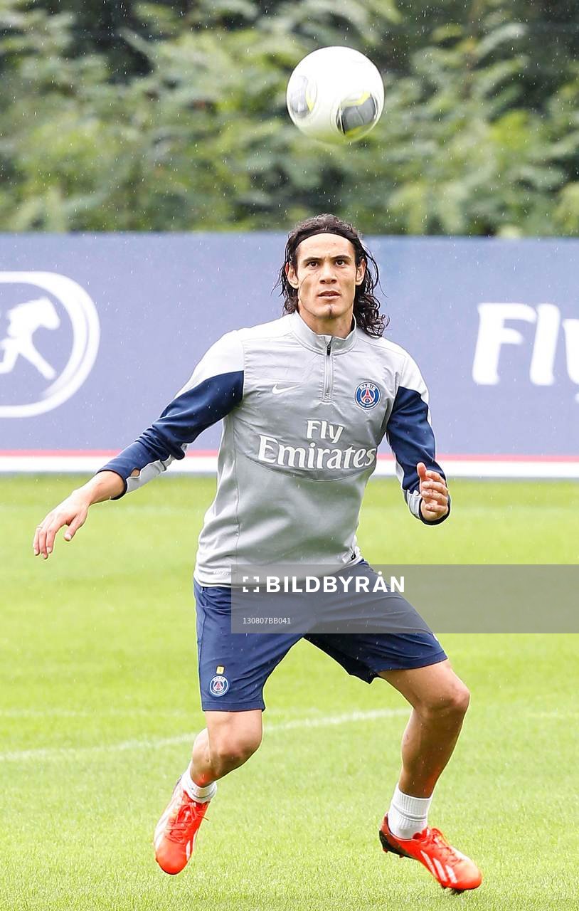 EDINSON CAVANI  - 07.08.2013 - Entrainement du Paris Saint