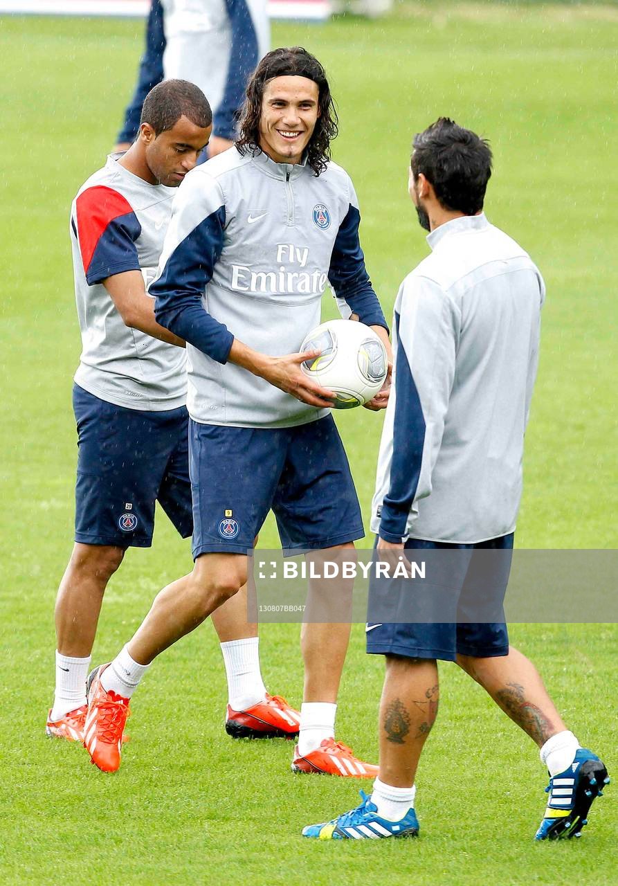 EDINSON CAVANI / EZEQUIEL LAVEZZI   - 07.08.2013 -