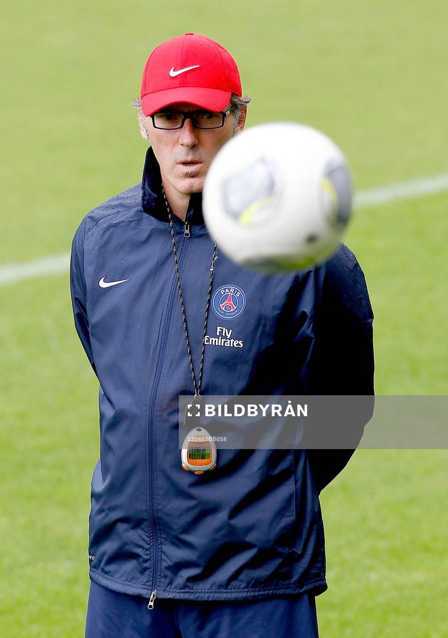 LAURENT BLANC   - 07.08.2013 - Entrainement du Paris Saint