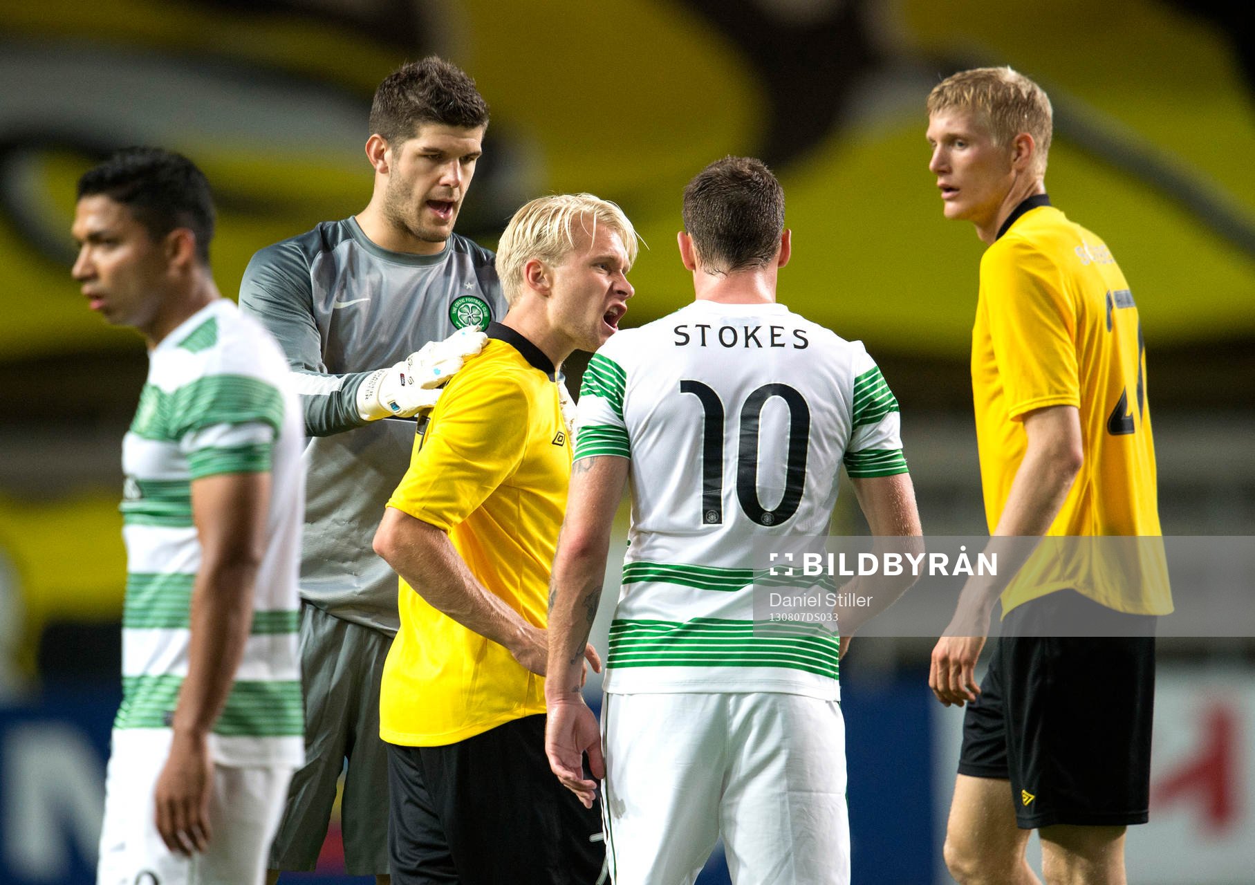 Johan Larsson, Elfsborg, ilsknar till i slutet av