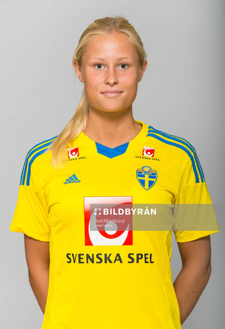 Malin Block, spelare i F15/98-landslaget