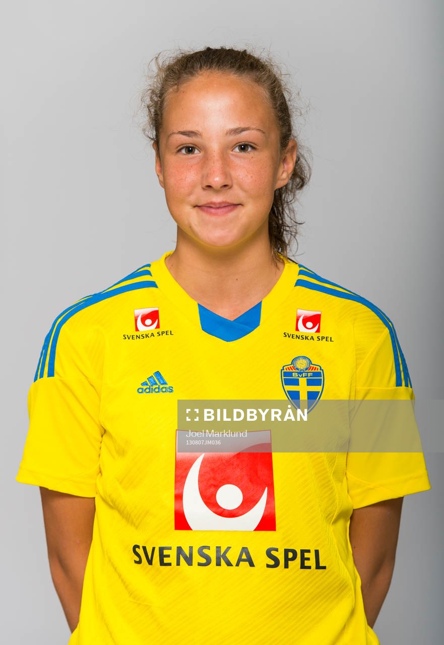 Linnea Berger, spelare i F15/98-landslaget