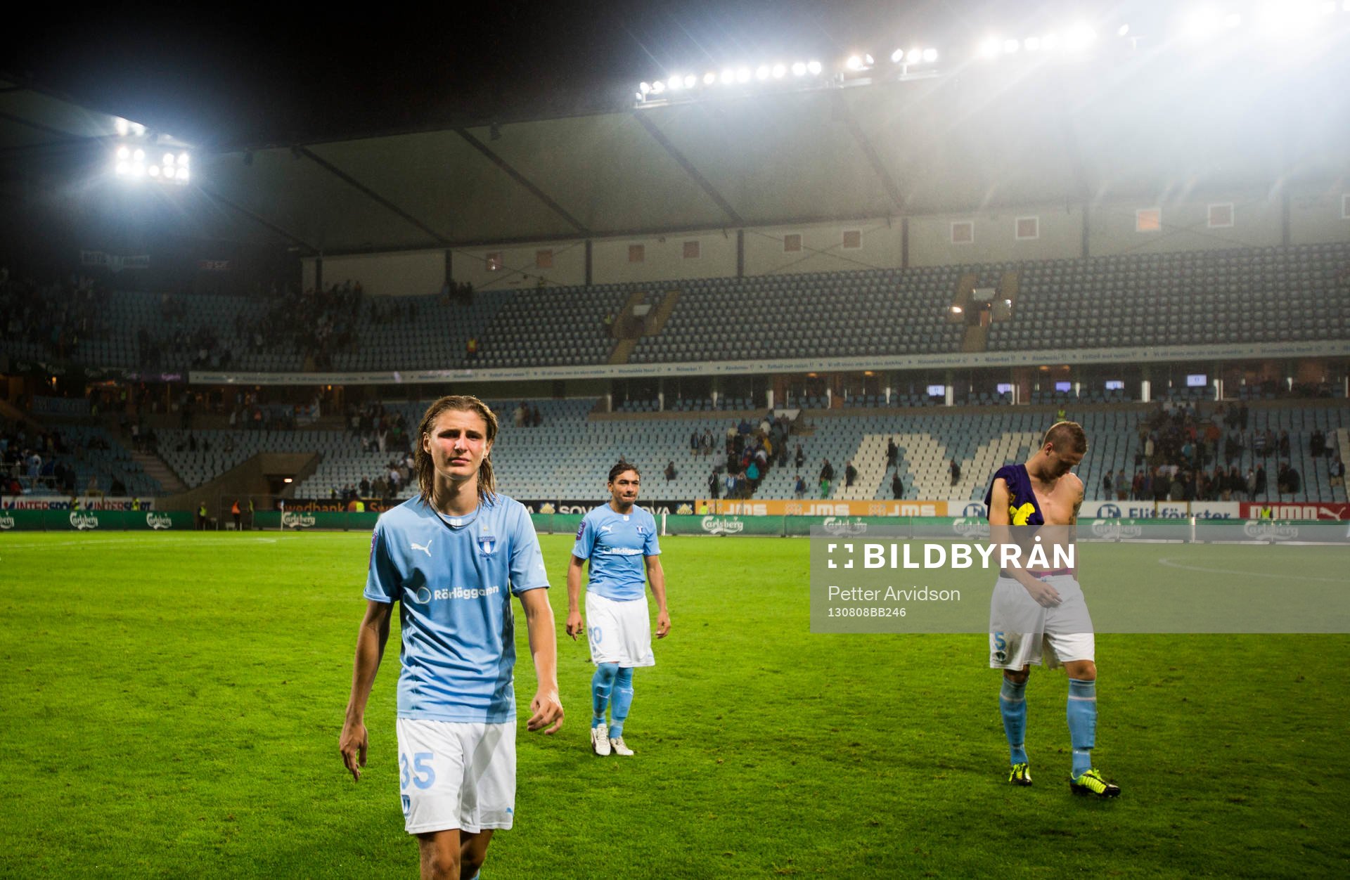 Malmö FFs Pawel Cibicki, Pontus Jansson och Ricardinho
