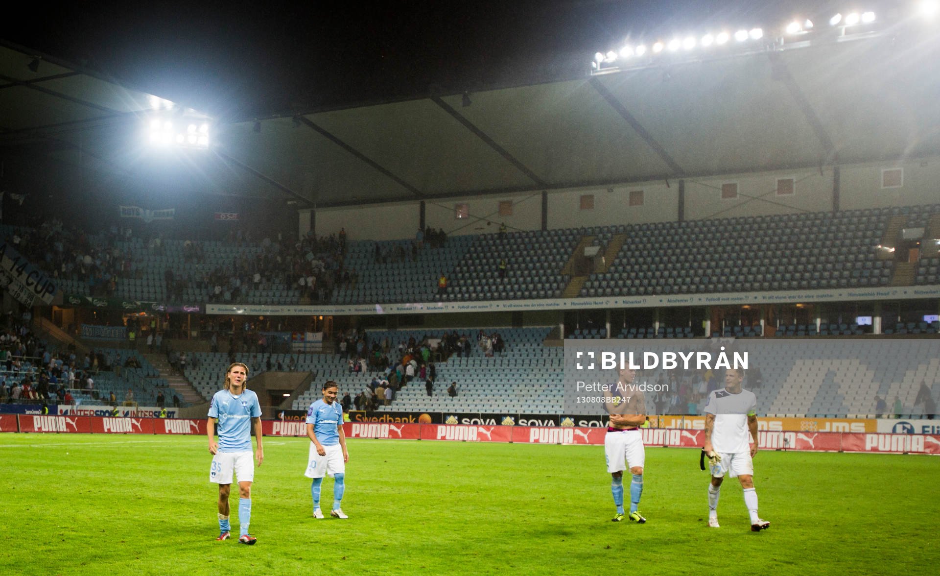 Malmö FFs Pawel Cibicki, Pontus Jansson, Ricardinho och