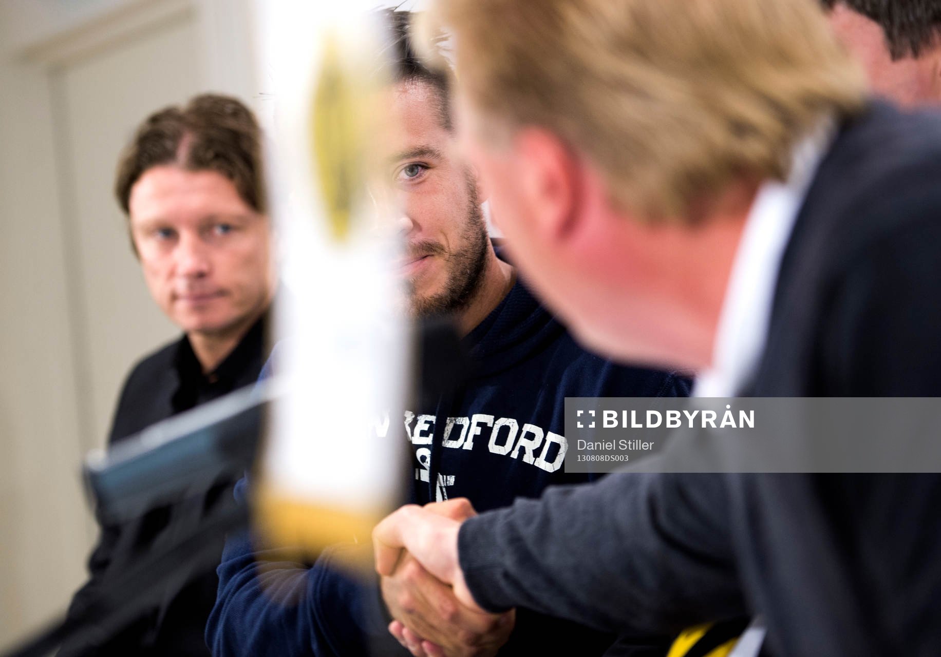 Klubbchef Stefan Andreasson och Jörgen Lennartsson,