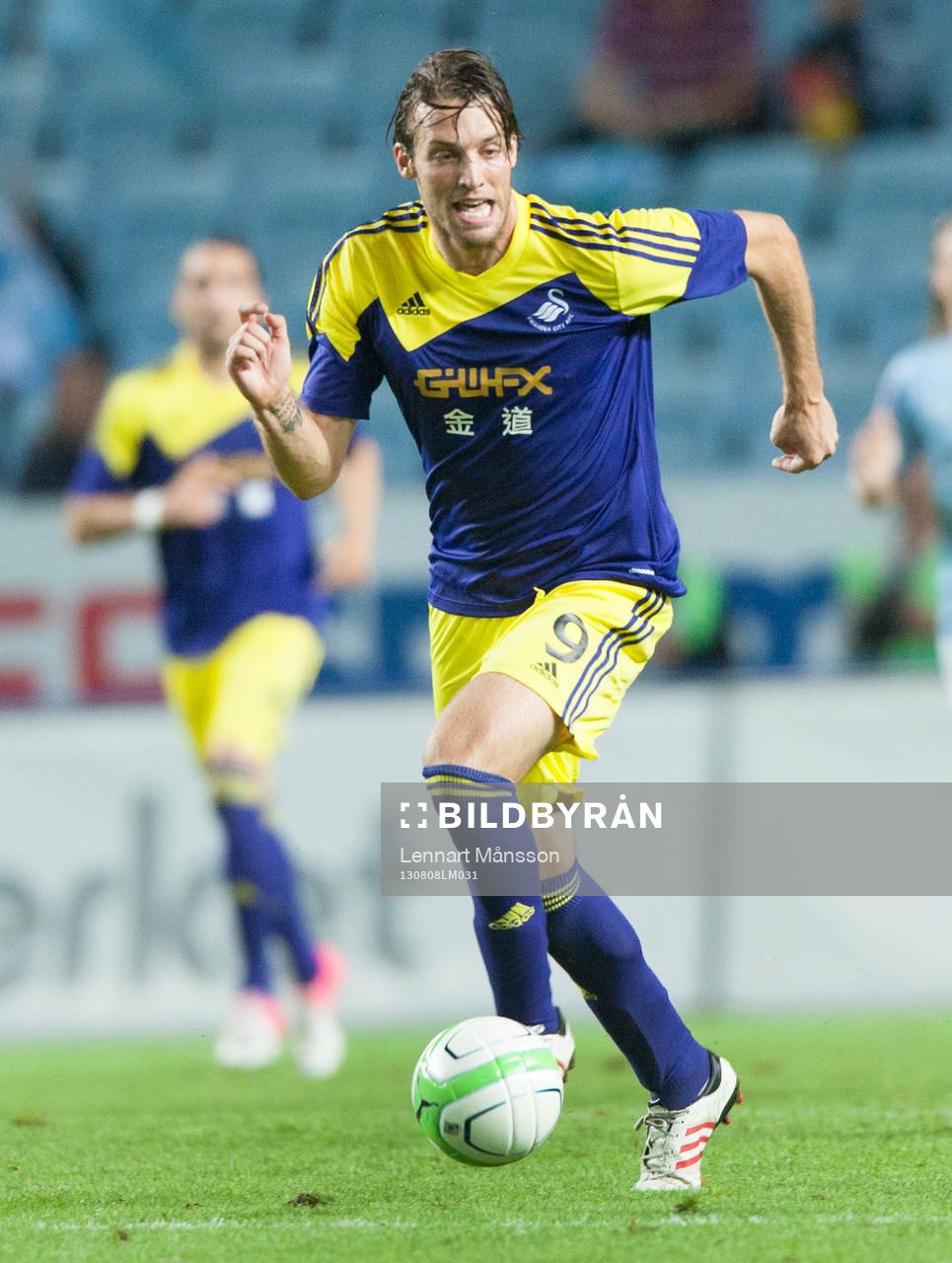 Fotboll, Europa League, kval, Malmö FF - Swansea: Michu, Swansea
