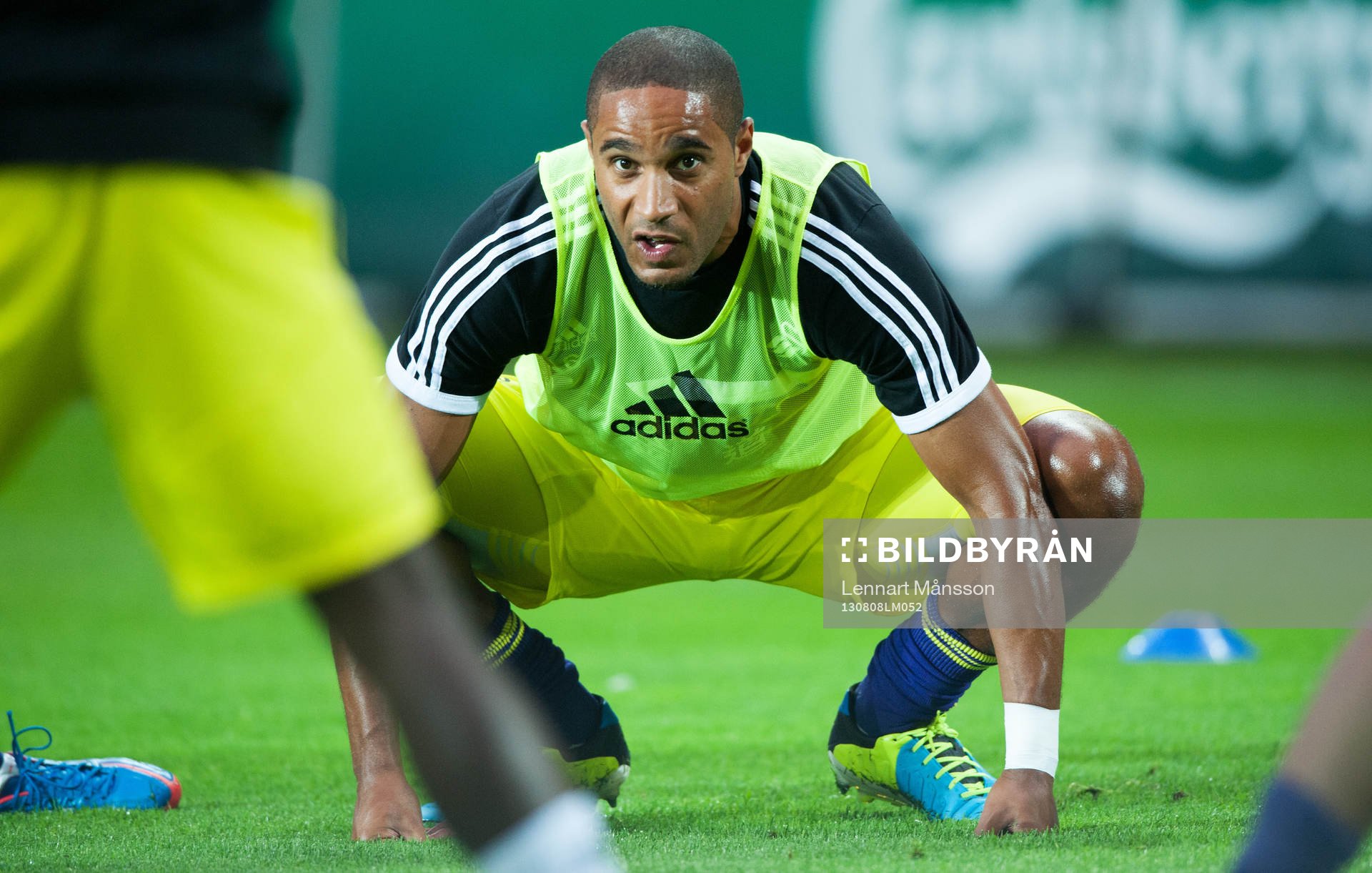 Fotboll, Europa League, kval, Malmö FF - Swansea: Wayne Routledge, Swansea