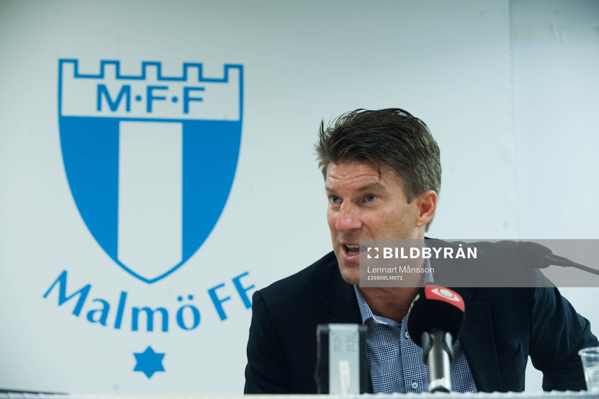 Fotboll, Europa League, kval, Malmö FF - Swansea: Michael Laudrup, manager, Swansea