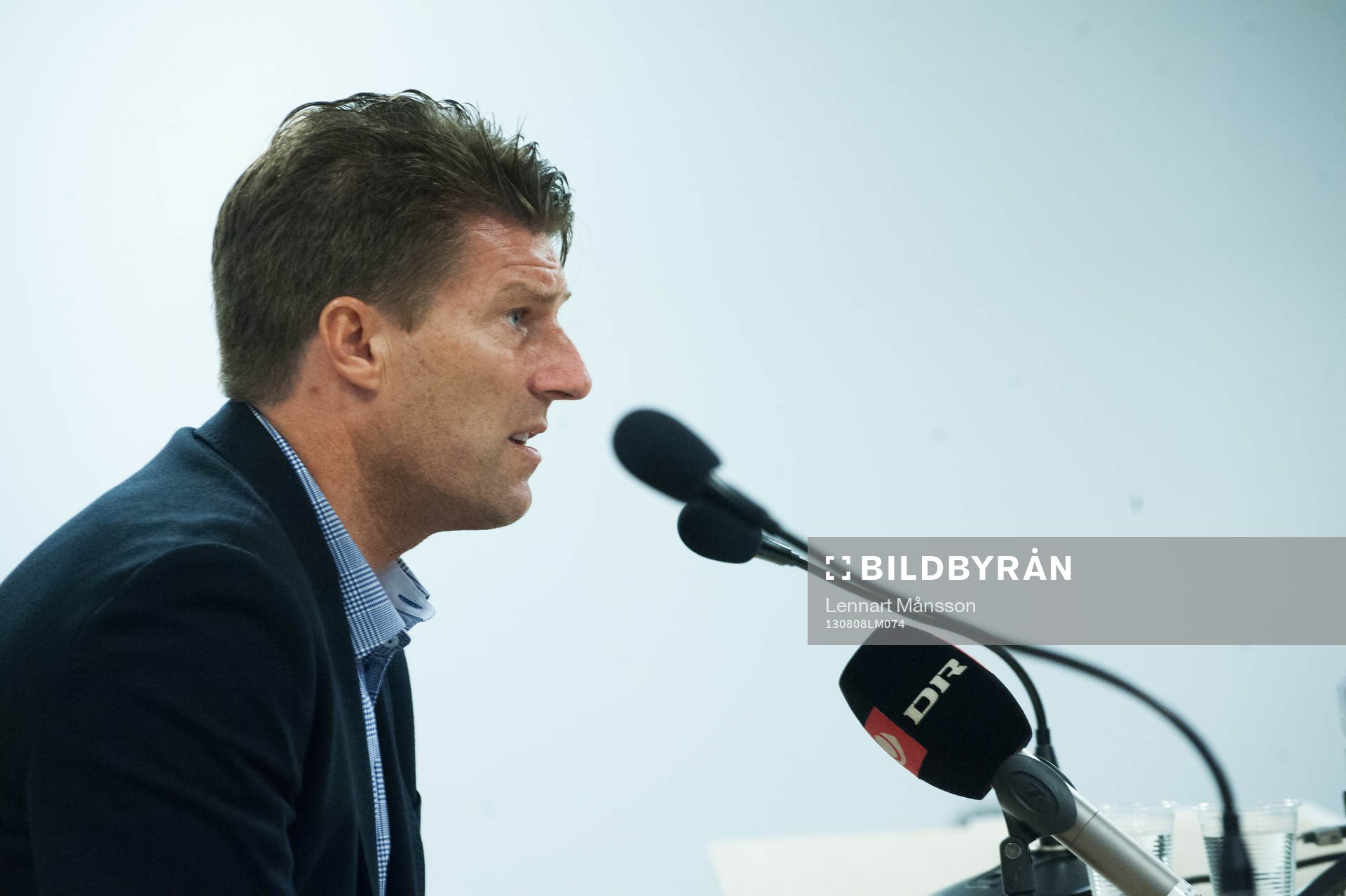 Fotboll, Europa League, kval, Malmö FF - Swansea: Michael Laudrup, manager, Swansea