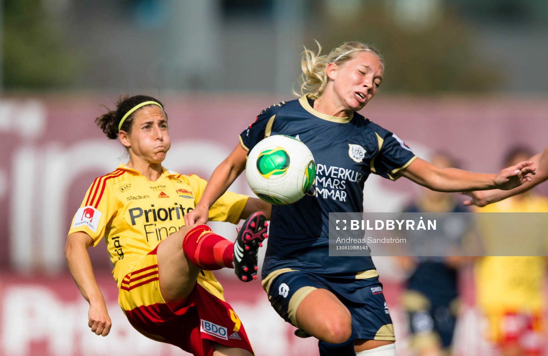 LdB Malmös Elin Rubensson och Tyresös Veronica Boquete