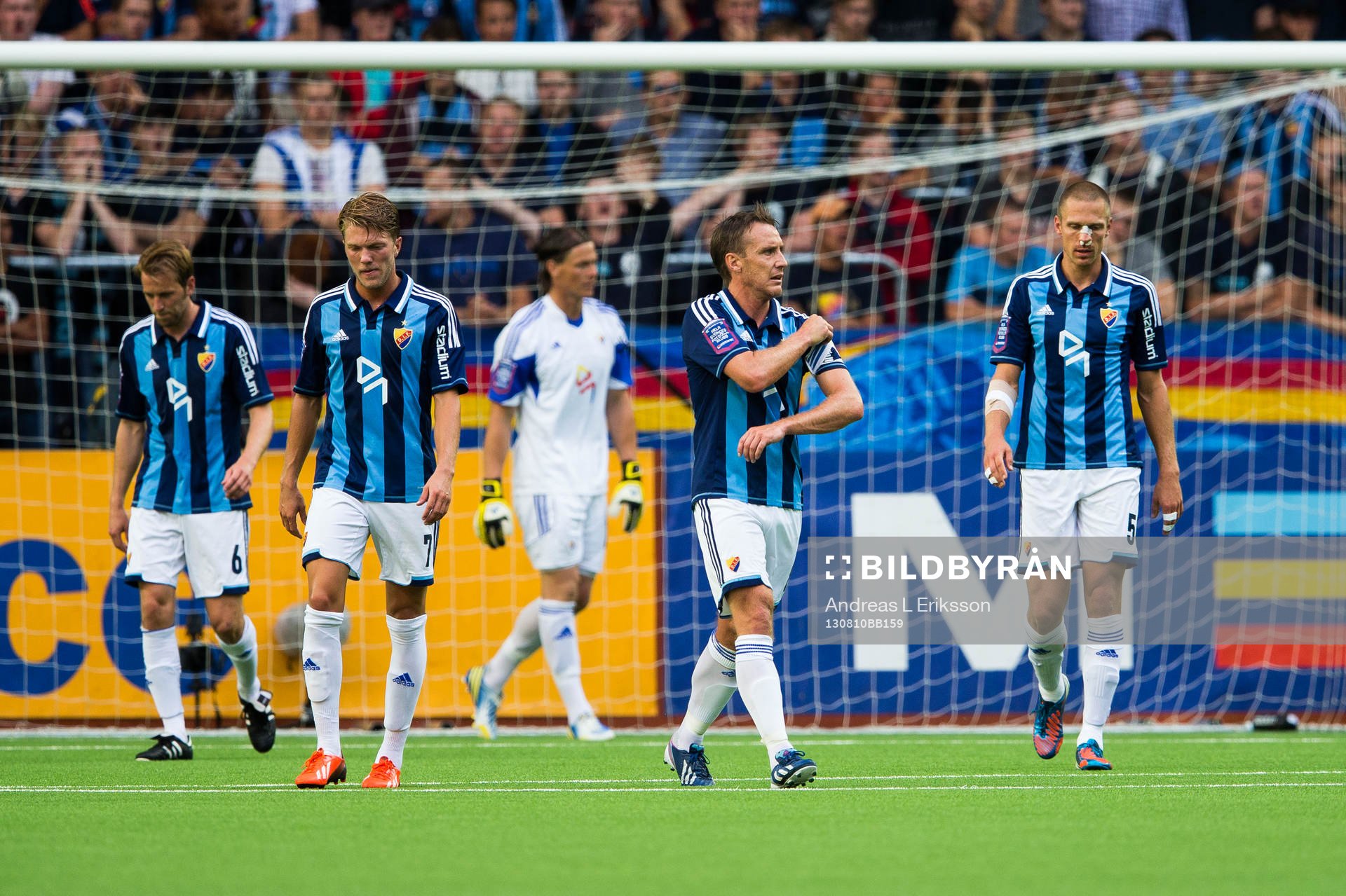 Djurgårdens Peter Nymann Mikkelsen, Martin Broberg,