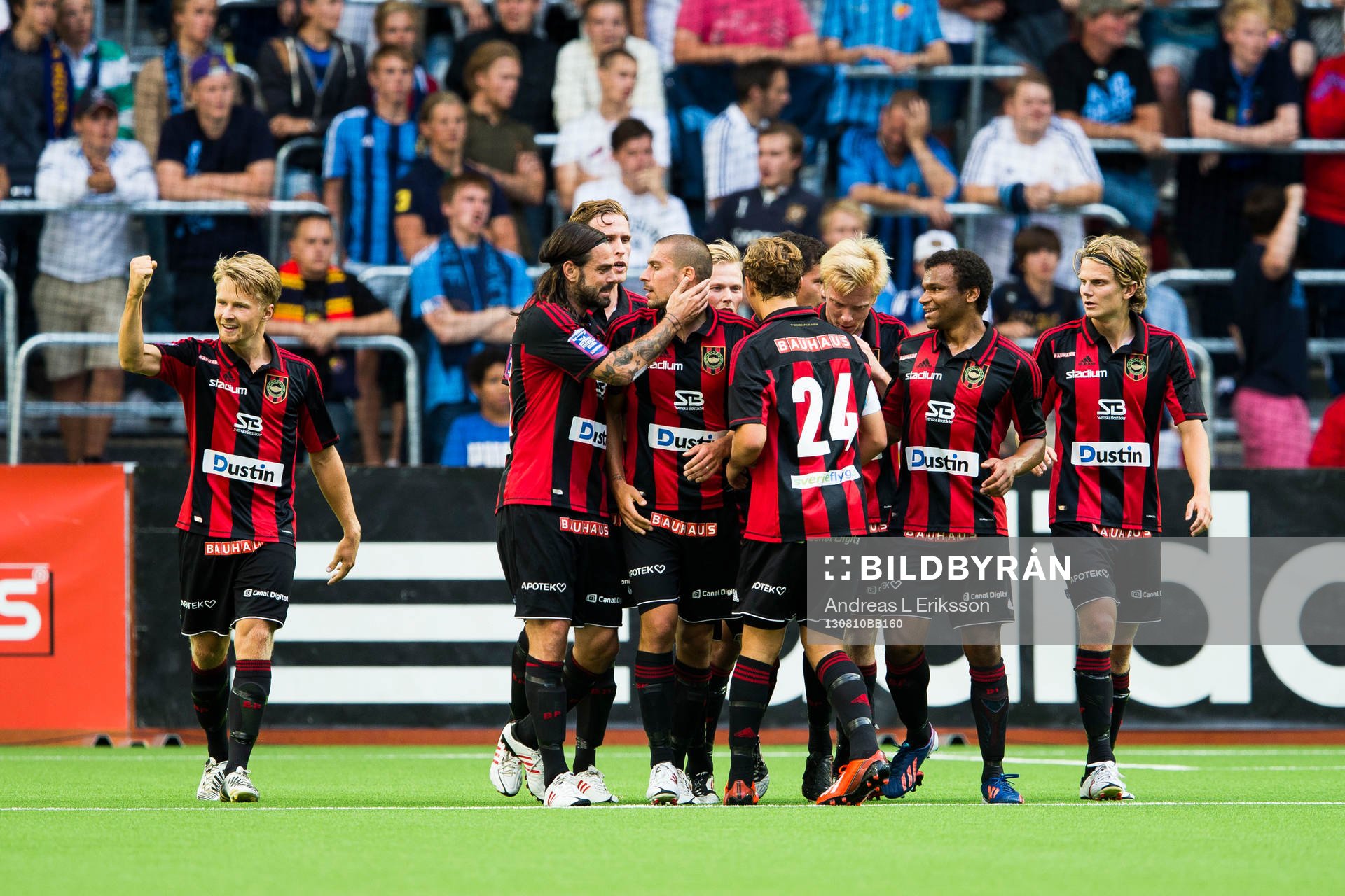 Brommapojkarnas Panajotis Dimitriadis gör 1-0 för
