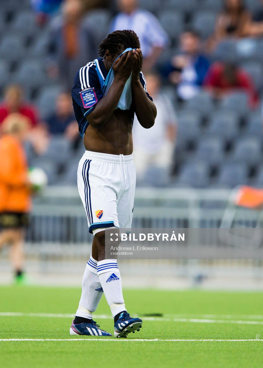 Djurgårdens Amadou Jawo deppar