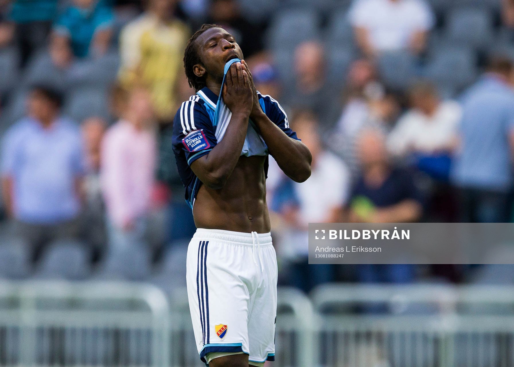 Djurgårdens Amadou Jawo deppar
