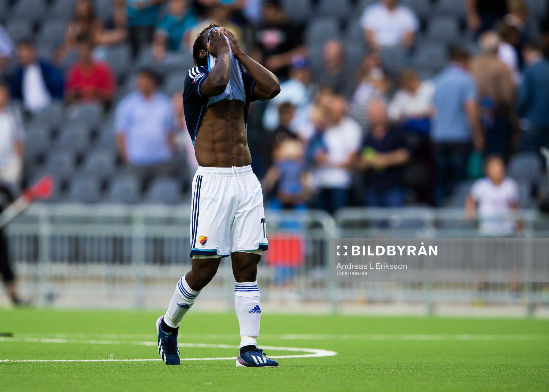 Djurgårdens Amadou Jawo deppar