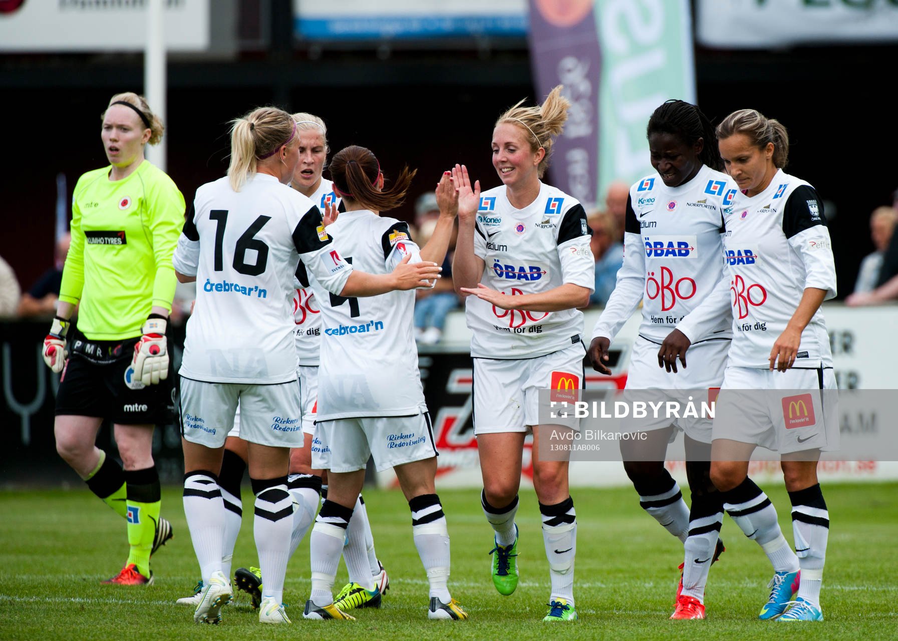 Örebros Maria Synnerdahl, Susanna Lethinen, Sarah Michael