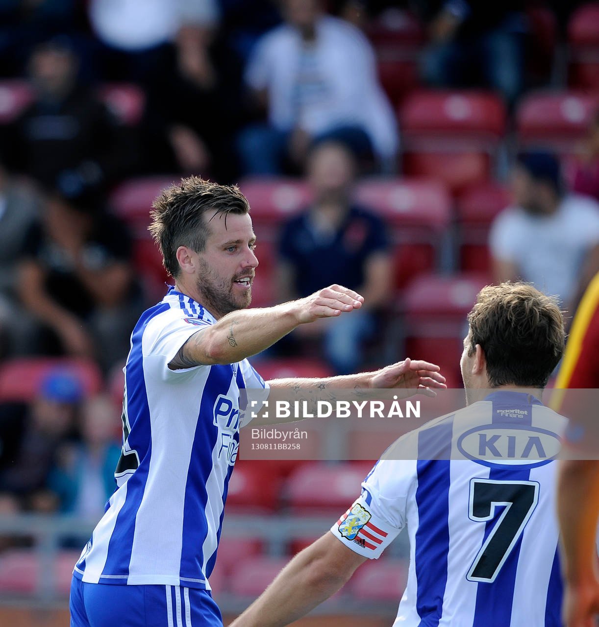 0-2 målet med Göteborgs nr 21 Pontus Farnerud, han jublar