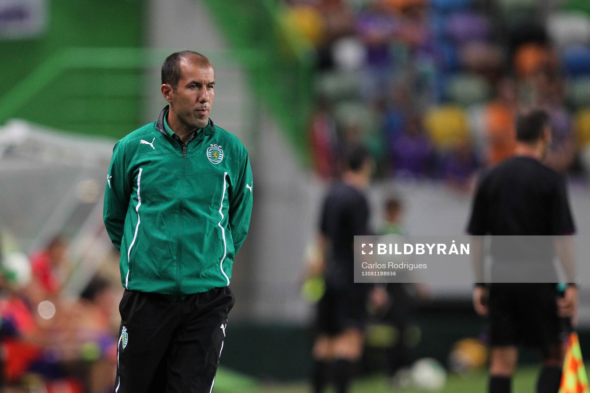 Fotboll, Troféu Cinco Violinos, Sporting - Fiorentina: Leonardo Jardim - 11.08.2013 - Sporting / Fiorentina - Match amical