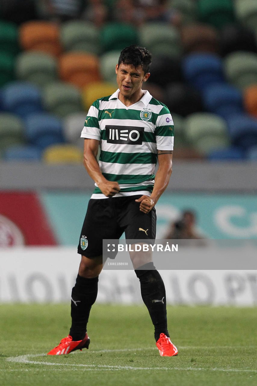  Fotboll, Troféu Cinco Violinos, Sporting - Fiorentina: Fredy Montero - 11.08.2013 -  Sporting / Fiorentina - Match amical