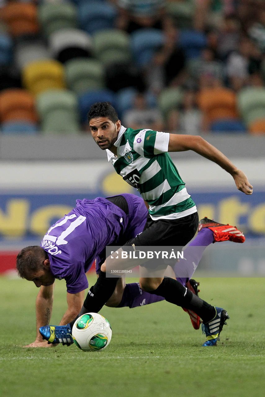  Fotboll, Troféu Cinco Violinos, Sporting - Fiorentina: Mauricio   - 11.08.2013 -  Sporting / Fiorentina - Match amical