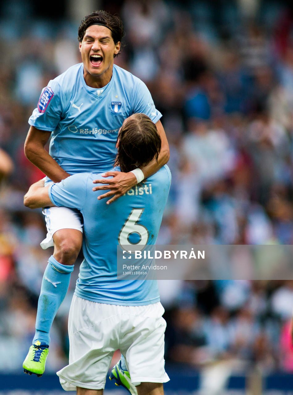 Malmö FFs Mikko Albornoz jublar
