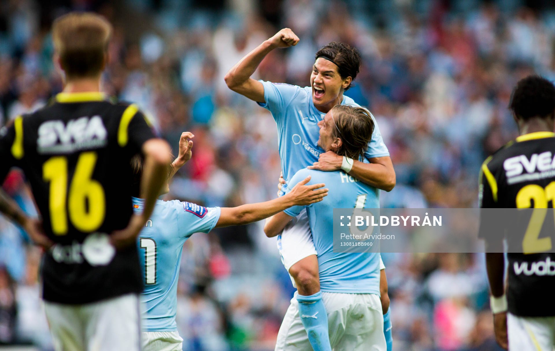 Malmö FFs Mikko Albornoz jublar
