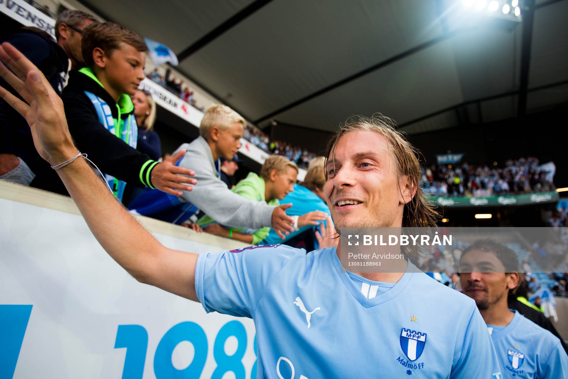 Malmö FFs Markus Halsti som gjorde matchens enda mål