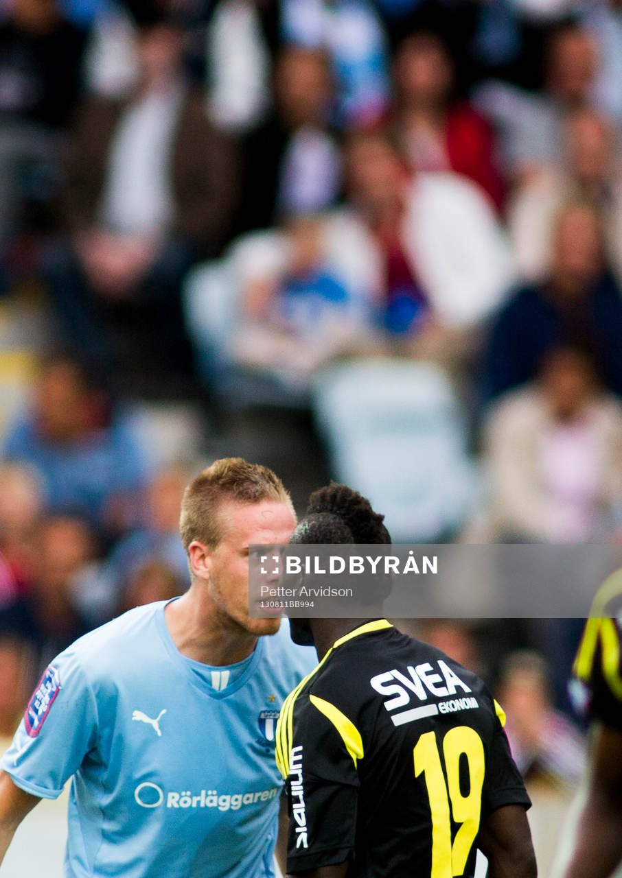 Malmö FFs Pontus Jansson är inte överens med AIKs