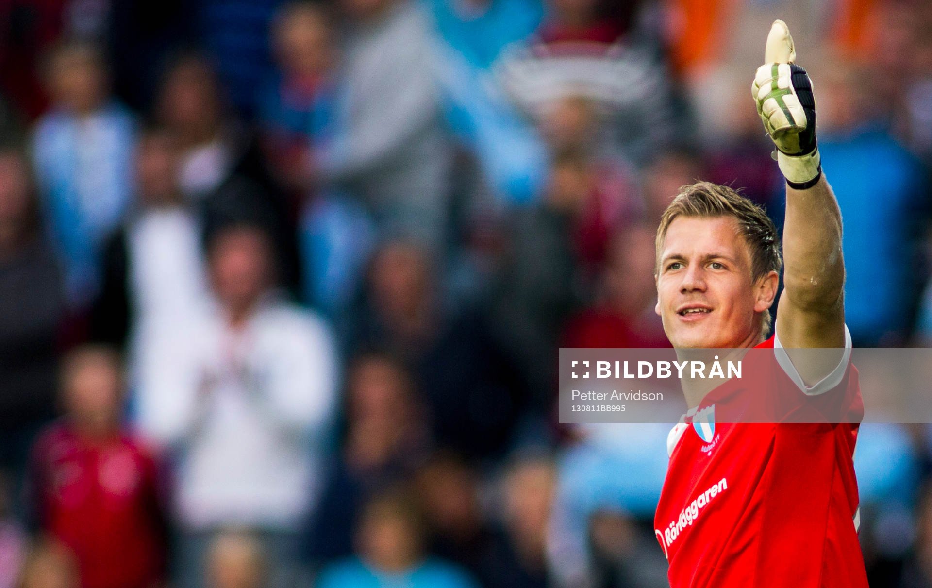 Malmö FFs målvakt Johan Dahlin