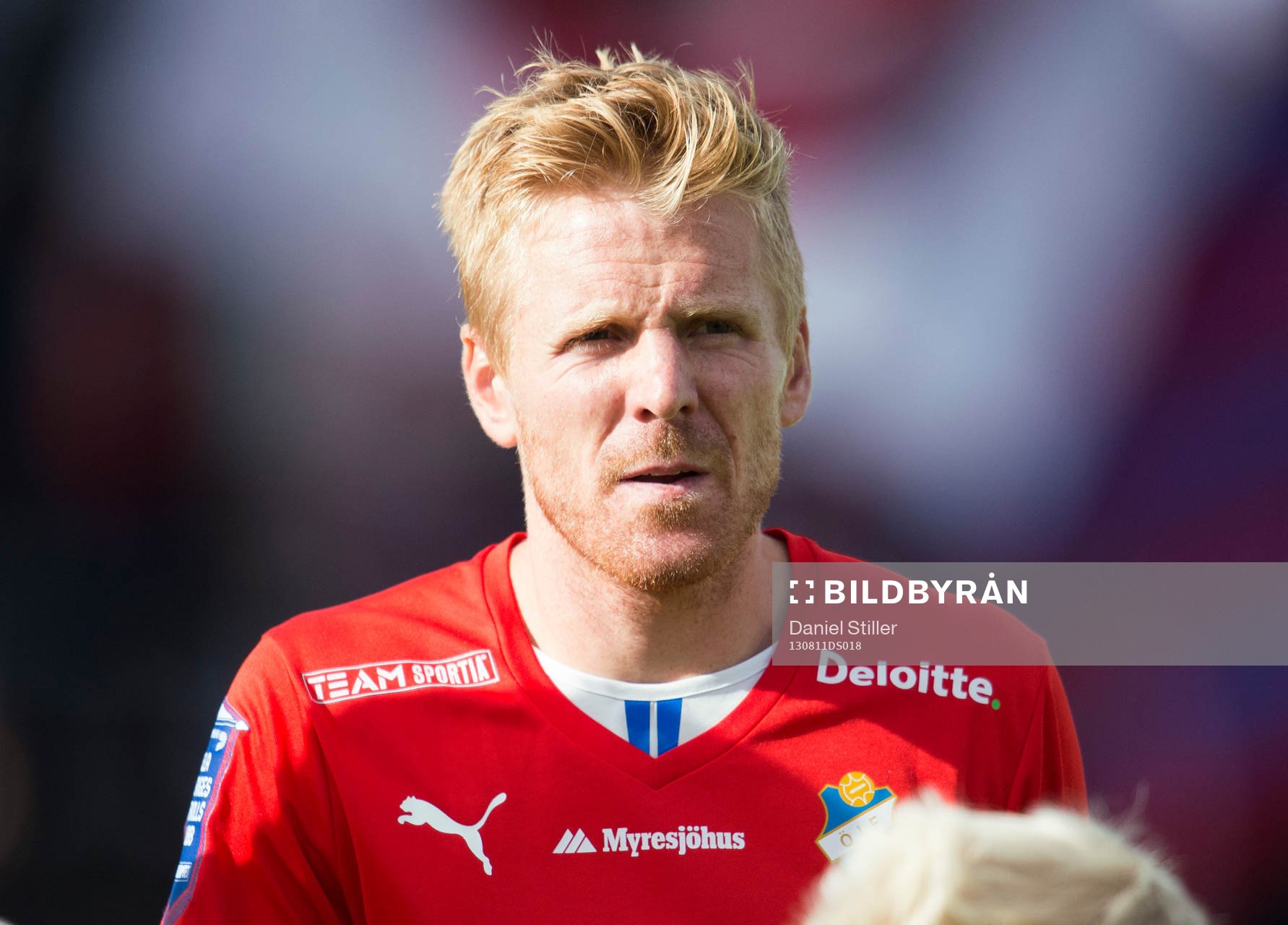 Östers Josef Elvby i fotbollsmatchen mellan Häcken och