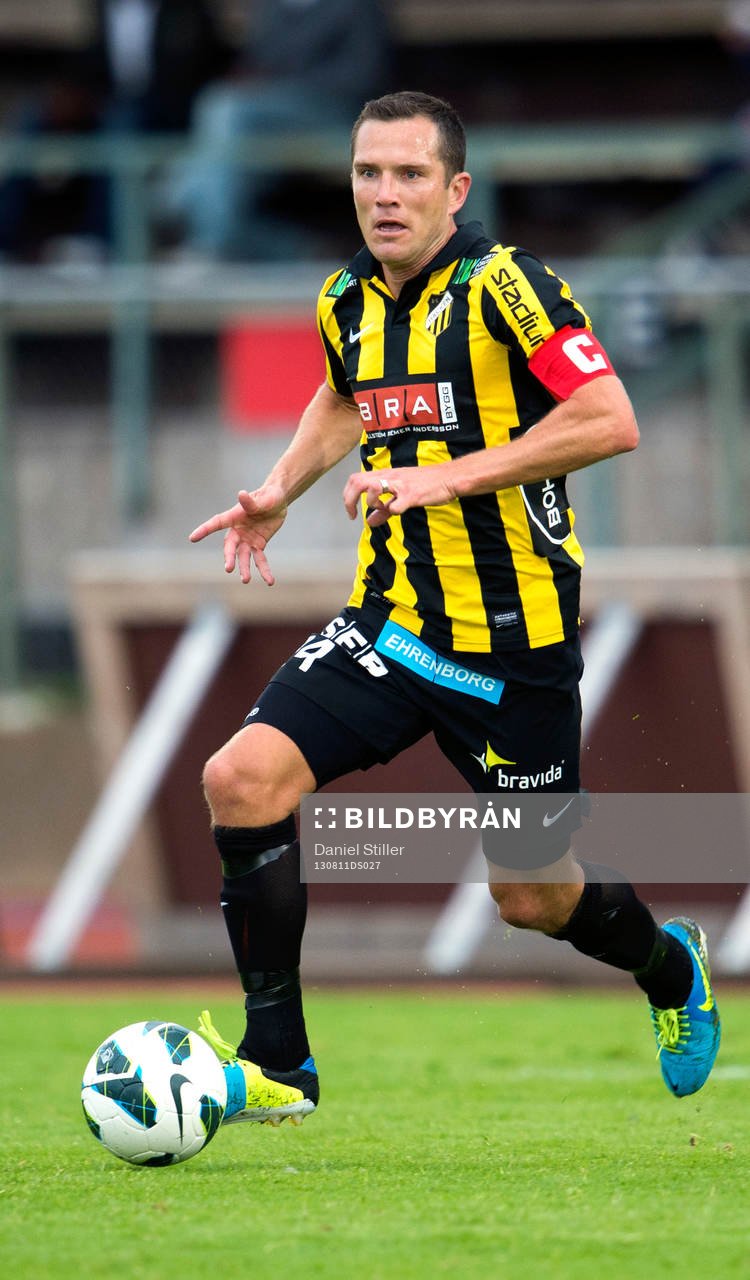 Häckens Martin Ericsson i fotbollsmatchen mellan Häcken