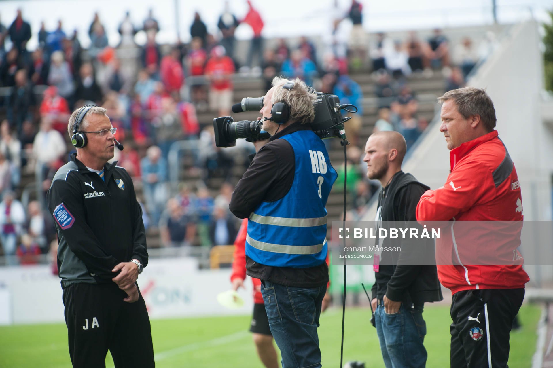 Jan Andersson, tränare, Norrköping, TV-intervjuas, Roar