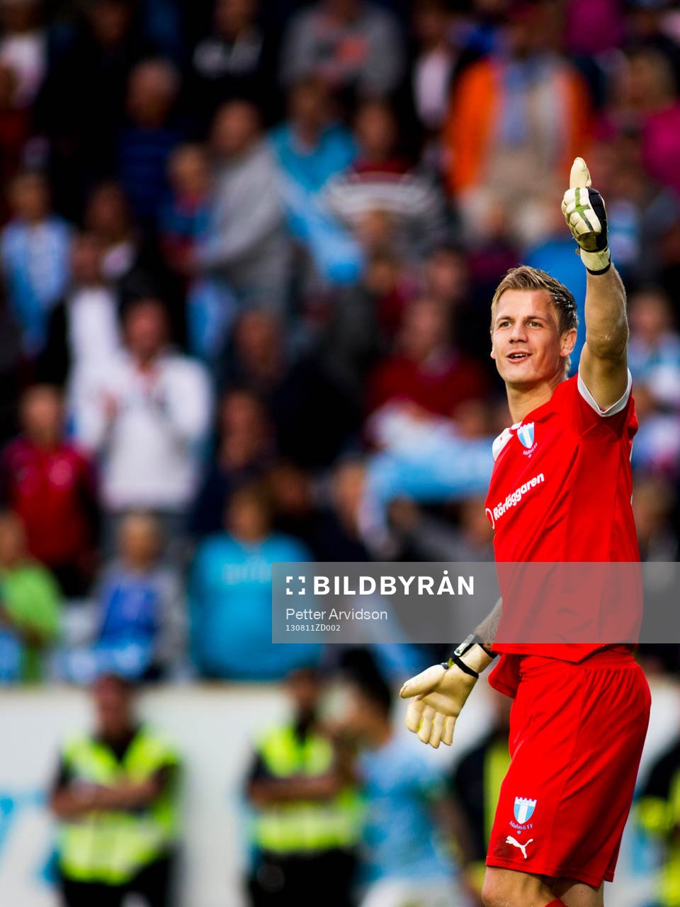 Malmö FFs målvakt Johan Dahlin