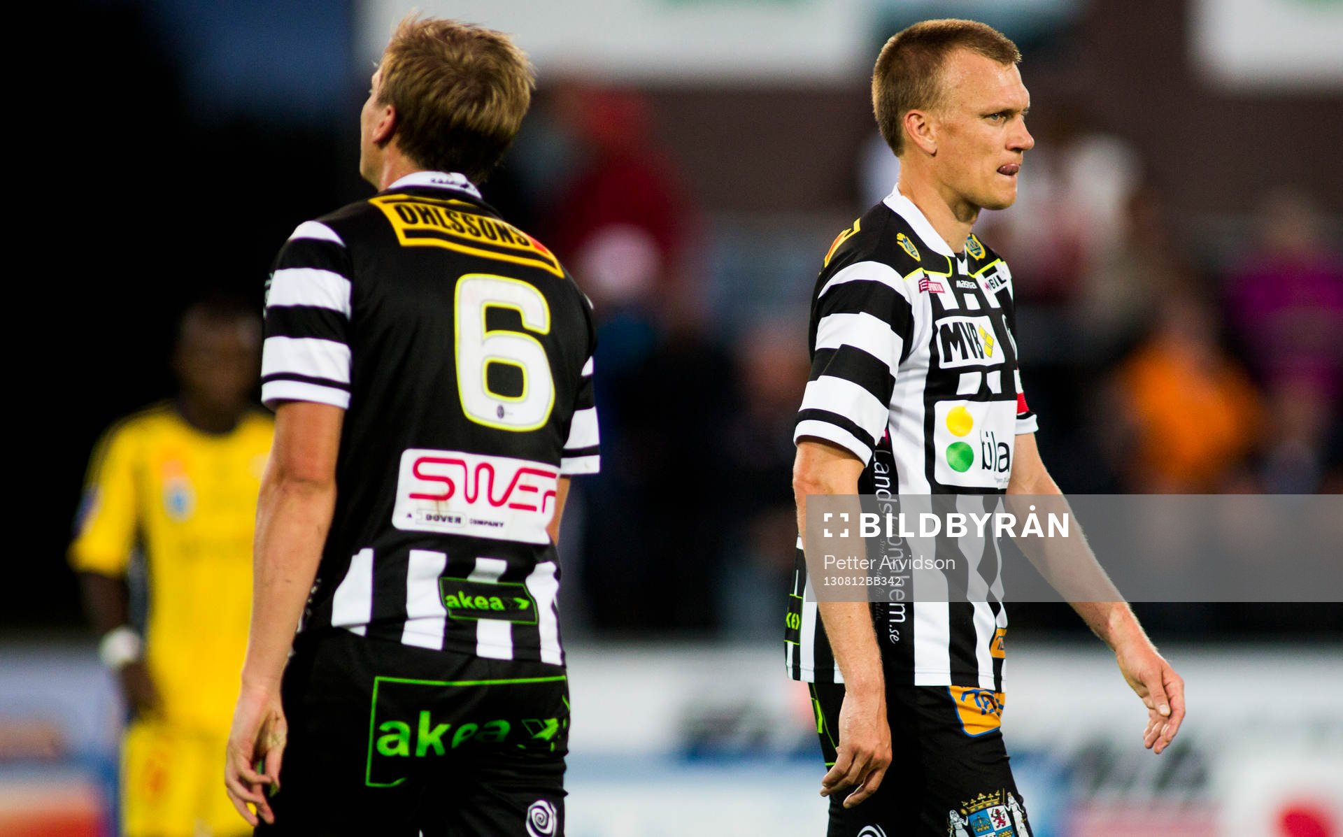 Landskronas Linus Malmqvist och Philip Andersson deppar