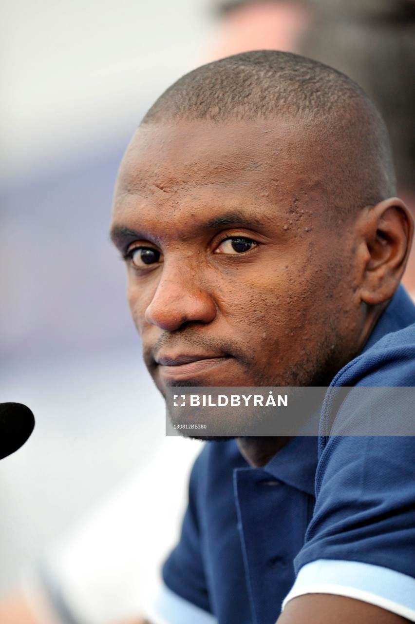 Eric Abidal - 12.08.2013 - Conference de presse - Equipe de