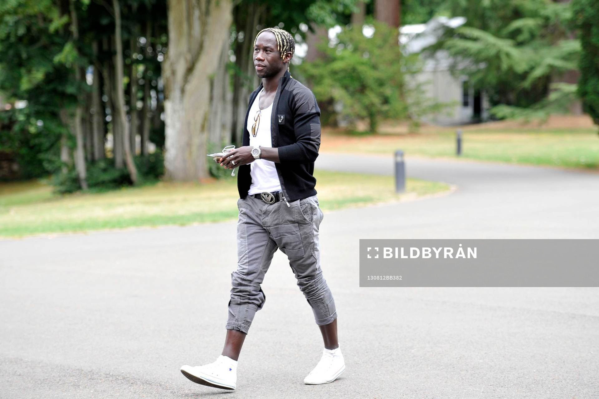 Bacary SAGNA - 12.08.2013 - Arrivee a Clairefontaine -