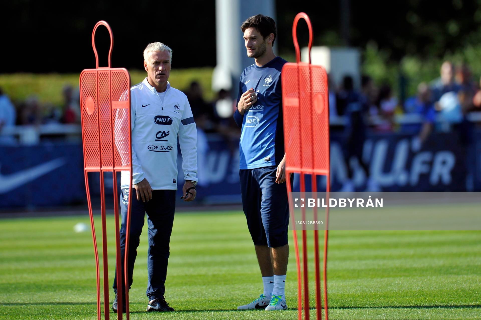 Didier DESCHAMPS / Hugo LLORIS - 12.08.2013 - Entrainement