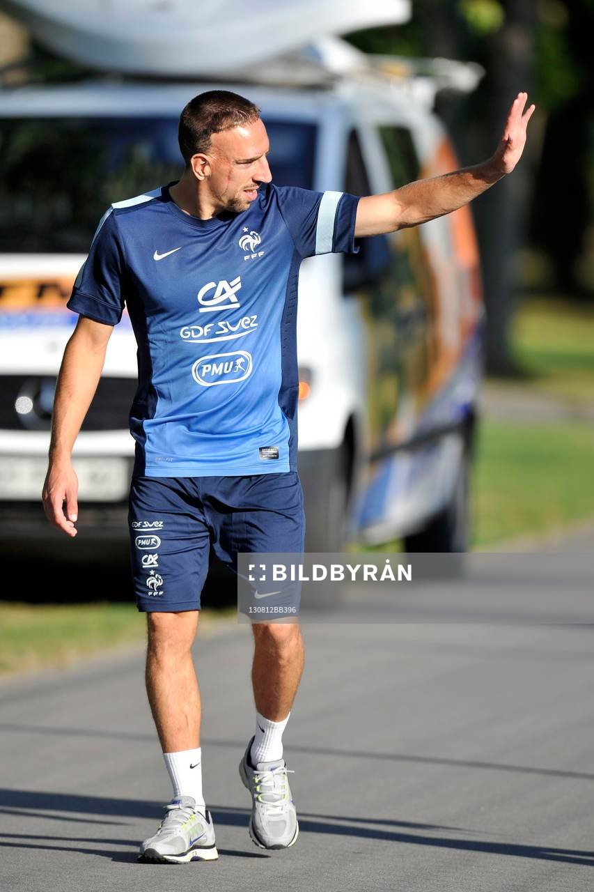 Franck RIBERY - 12.08.2013 - Entrainement de l'Equipe de