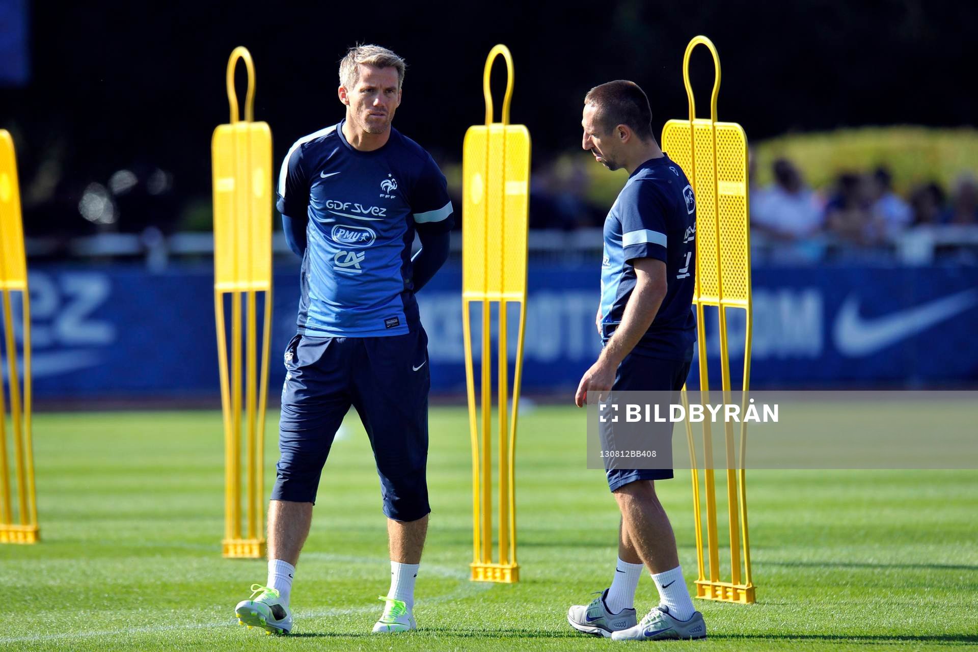 Mickael LANDREAU / Franck RIBERY - 12.08.2013 -