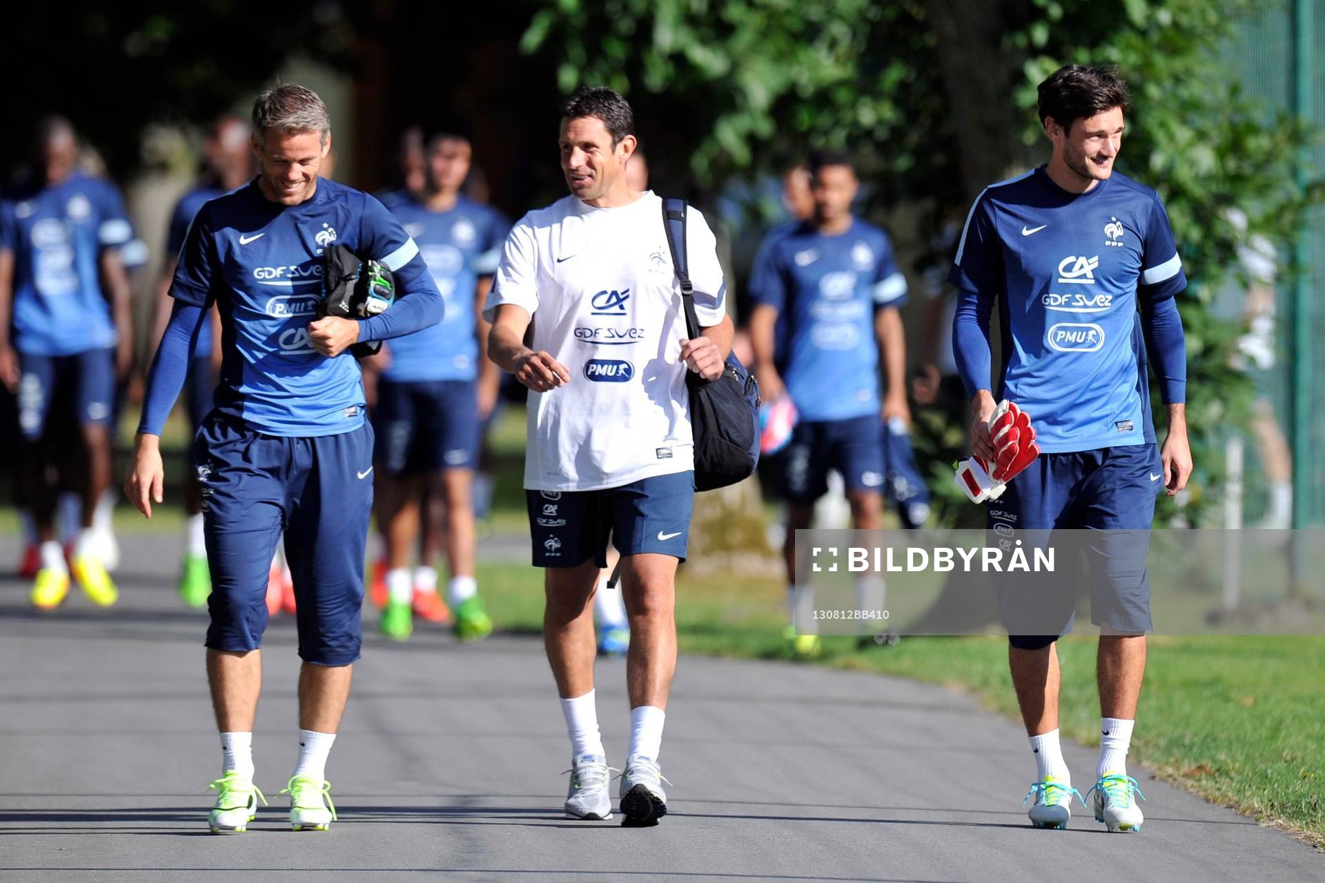 Mickael LANDREAU / Hugo LLORIS - 12.08.2013 - Entrainement