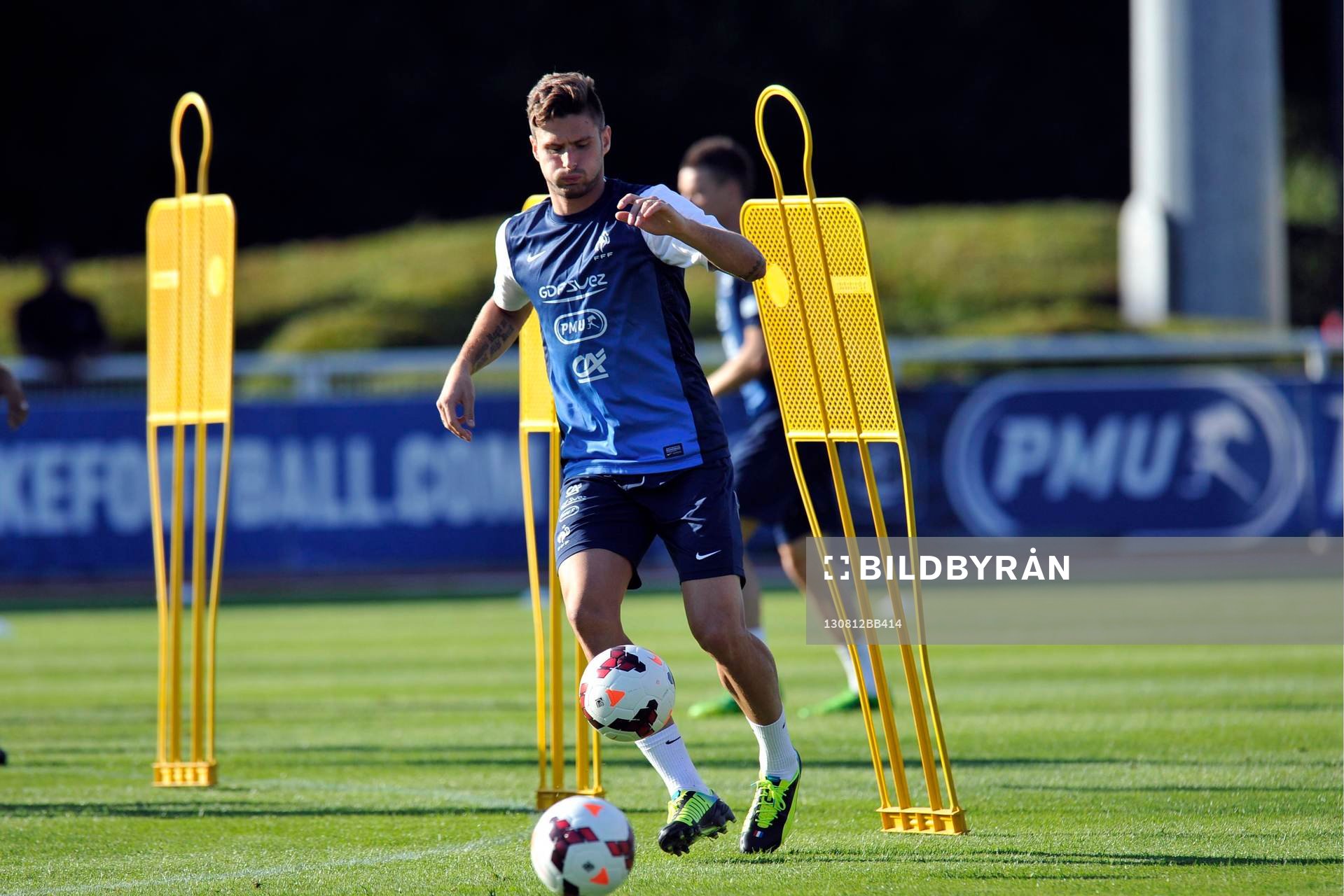 Olivier GIROUD - 12.08.2013 - Entrainement de l'Equipe de