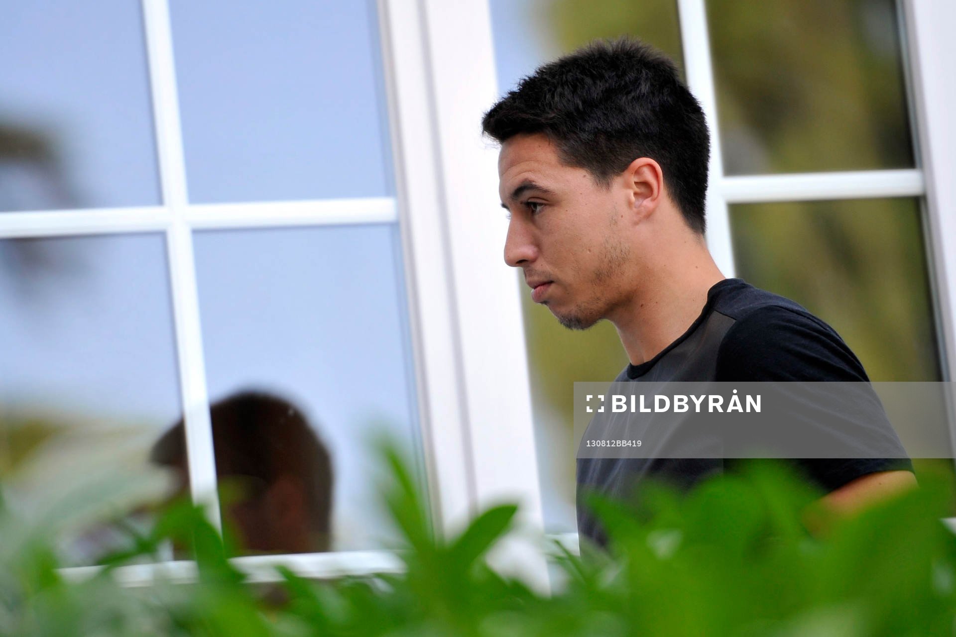  Fotboll, Frankrike, Träning: Samir NASRI - 12.08.2013 - Arrivee a Clairefontaine - Equipe de France 2013