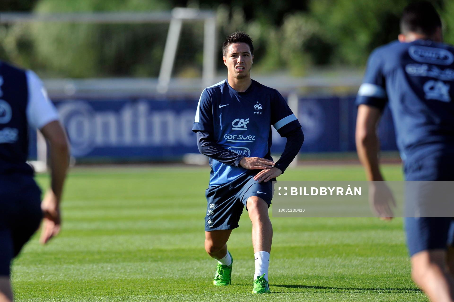  Fotboll, Frankrike, Träning: Samir NASRI - 12.08.2013 - Entrainement de l'Equipe de France